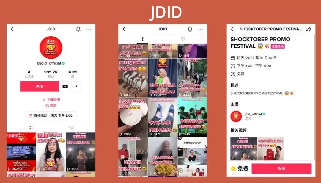 马来西亚tiktok直播原生ip_中国品牌TikTok营销案例_SHEIN京东Y.O.U NOWRAIN花西子跨境出海